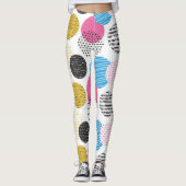 Colorful Polka Dots Leggings (Voorkant)
