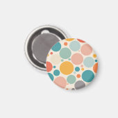 Colorful Polka Dots Magneet (Voorkant / Achterkant)