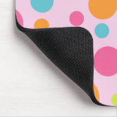 Colorful Polka Dots Mousepad Muismat (Hoek)