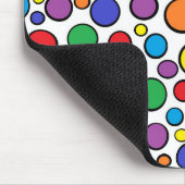 Colorful Polka Dots Mousepad Muismat (Hoek)