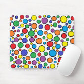 Colorful Polka Dots Mousepad Muismat (Met muis)