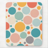 Colorful Polka Dots Muismat (Voorkant)