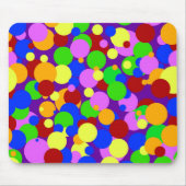 Colorful Polka Dots Muismat (Voorkant)