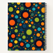 Colorful Polka Dots Notitieboek (Achterkant)