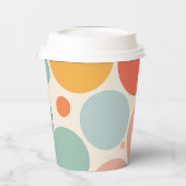 Colorful Polka Dots Papieren Bekers (Links)