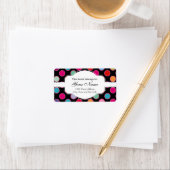 Colorful Polka Dots Pattern Etiket (Insitu)