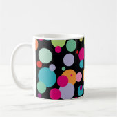 Colorful Polka Dots Pattern Koffiemok (Links)