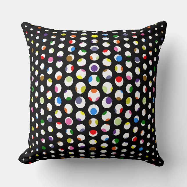Colorful Polka Dots Pattern Kussen (Voorkant)