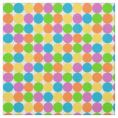 Colorful Polka Dots Pattern Stof (Swatch)