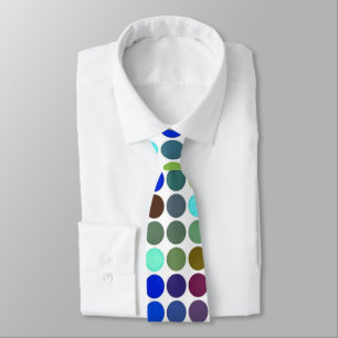 Colorful Polka Dots Pattern Stropdas