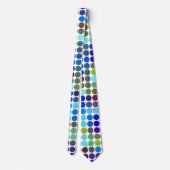 Colorful Polka Dots Pattern Stropdas (Achterkant)