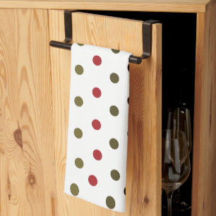 Colorful Polka Dots Pattern Theedoek