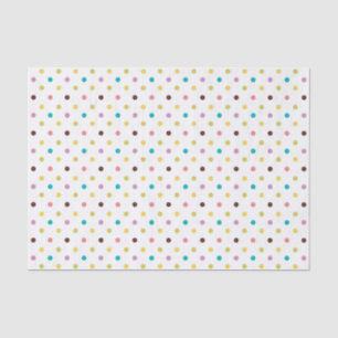 Colorful Polka Dots Pattern Tissuepapier