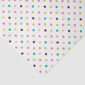 Colorful Polka Dots Pattern Tissuepapier (Detail)