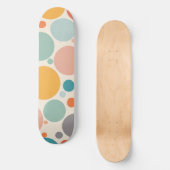 Colorful Polka Dots Persoonlijk Skateboard (Voorkant)