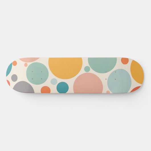 Colorful Polka Dots Persoonlijk Skateboard (Horizontaal)