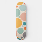 Colorful Polka Dots Persoonlijk Skateboard (Voorkant)