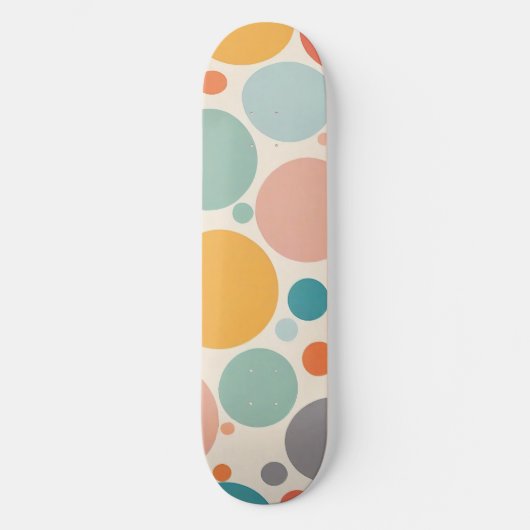 Colorful Polka Dots Persoonlijk Skateboard (Voorkant)
