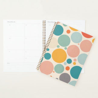 Colorful Polka Dots Planner