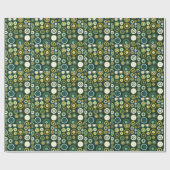 Colorful Polka Dots Retro Pattern 3 Cadeaupapier (Vlak)
