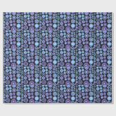 Colorful Polka Dots Retro Pattern 4 Cadeaupapier (Vlak)
