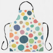 Colorful Polka Dots Schort (Voorkant)