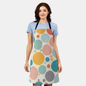 Colorful Polka Dots Schort (Gedragen)