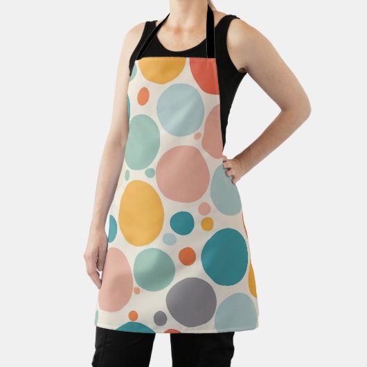 Colorful Polka Dots Schort (Insitu)