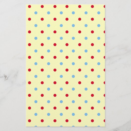 Colorful Polka Dots Scrapbook Paper Briefpapier (Voorkant)