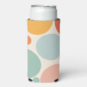 Colorful Polka Dots Seltzer Blikjeskoeler (Seltzer Voorkant)