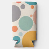 Colorful Polka Dots Seltzer Blikjeskoeler (Achterkant)