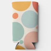 Colorful Polka Dots Seltzer Blikjeskoeler (Voorkant)