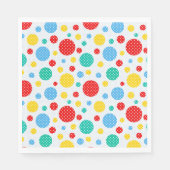 Colorful Polka Dots Servet (Voorkant)