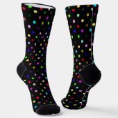 Colorful Polka Dots Sokken (Gebogen)