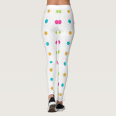 Colorful Polka Dots Spandex Leggings (Achterkant)