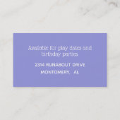 Colorful Polka Dots Stylish mammam Card Contactkaartje (Achterkant)