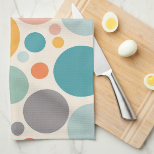 Colorful Polka Dots Theedoek