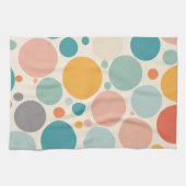 Colorful Polka Dots Theedoek (Horizontaal)