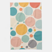Colorful Polka Dots Theedoek (Verticaal)