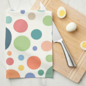 Colorful Polka Dots Theedoek (Quarter Fold)