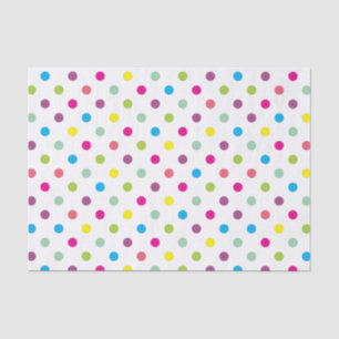 Colorful Polka Dots Tissuepapier
