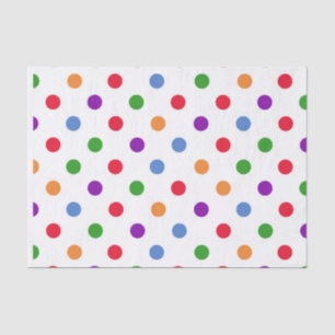 Colorful Polka Dots Tissuepapier
