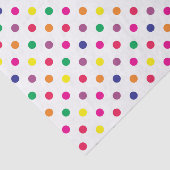 Colorful Polka Dots Tissuepapier (Detail)