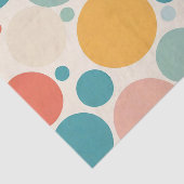 Colorful Polka Dots Tissuepapier (Detail)