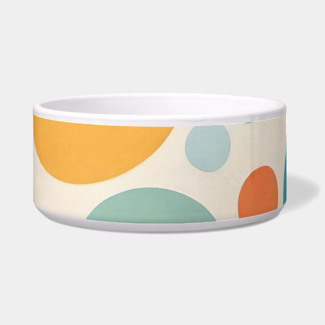 Colorful Polka Dots Voerbakje (Voorkant)