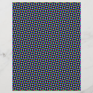 Colorful polka stipt scrapbook paper