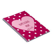 Colorful Polkadots Homeschool mama Notitieboek (Rechterzijde)