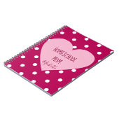 Colorful Polkadots Homeschool mama Notitieboek (Linkerzijde)