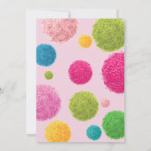 Colorful Pom Birthday - Bedankt voor je creditcard (Achterkant)