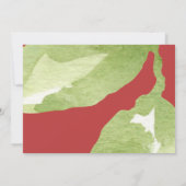 Colorful Pomegranate Foliage Vrijgezellenfeest Kaart (Achterkant)